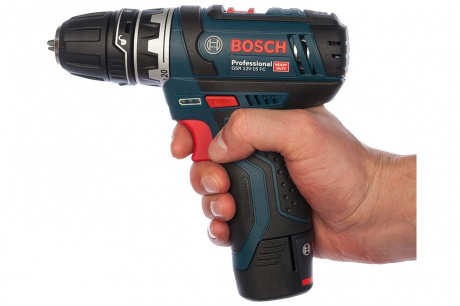 Купить Дрель аккумуляторная BOSCH GSR 12 V-15 FC + насадки     0.601.9F6.000 фото №6